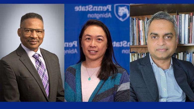 headshots of Saurabh Bansal, Vivian C. Hsu and Roderick L. 李